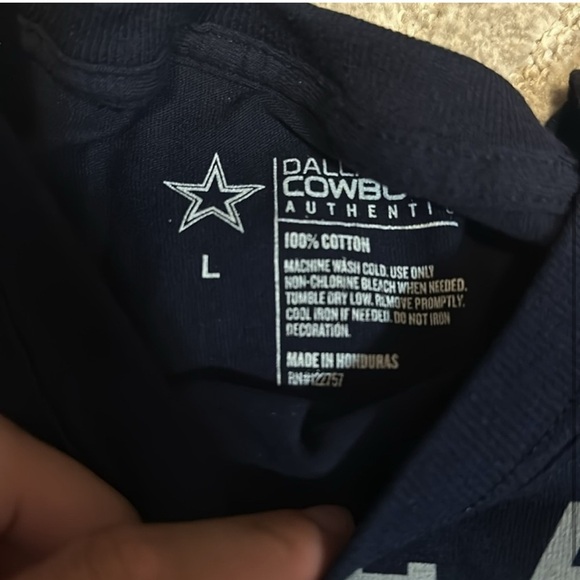 NFL Dallas Cowboys Authentic Navy Shirt - Picture 3 of 4
